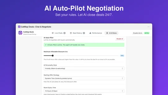 CatMap: AI Negotiate &amp; Chat screenshot