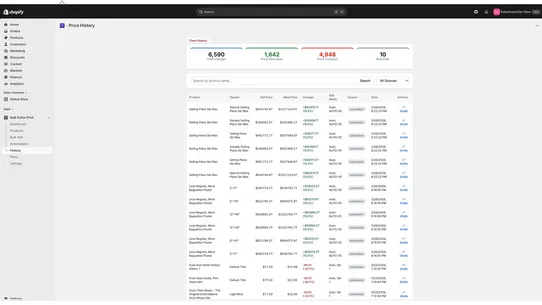Bulk Product Editor ProX screenshot