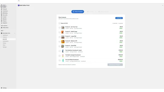 Bulk Product Editor ProX screenshot
