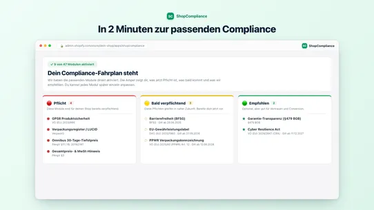 ShopCompliance screenshot