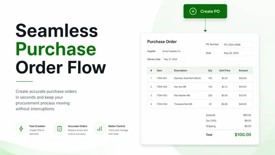 FlowPO by Parex screenshot