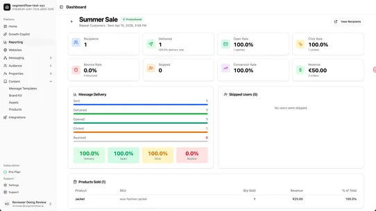 SegmentFlow.ai screenshot