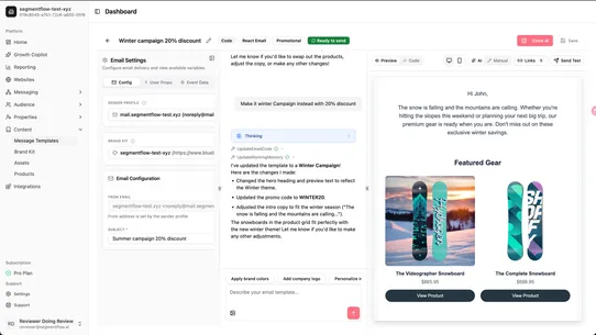 SegmentFlow.ai screenshot