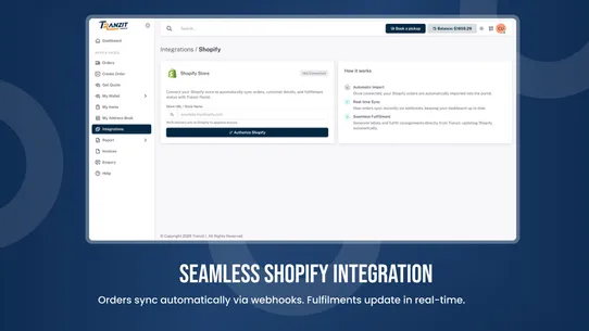 Tranzit Group Smart Shipping screenshot