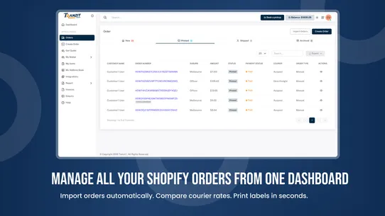 Tranzit Group Smart Shipping screenshot