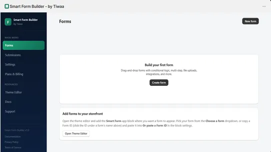Smart Form Builder ‑ by Tiwaa screenshot