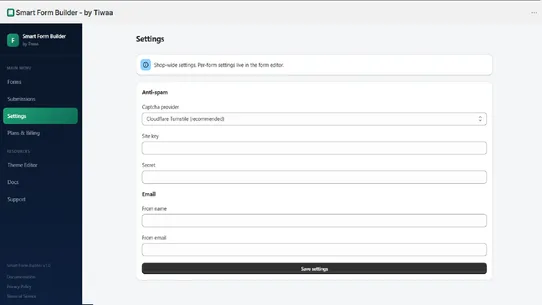Smart Form Builder ‑ by Tiwaa screenshot