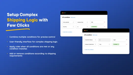 CHS‑Conditional Hide Shipping screenshot