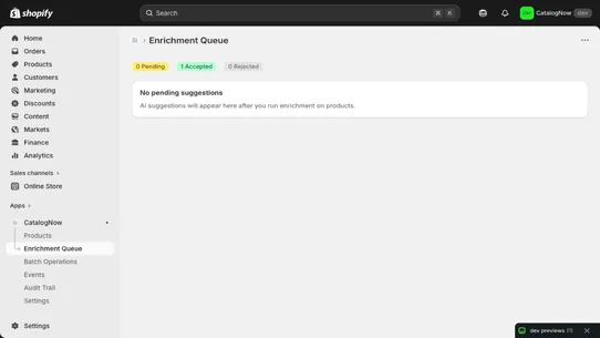 CatalogNow screenshot