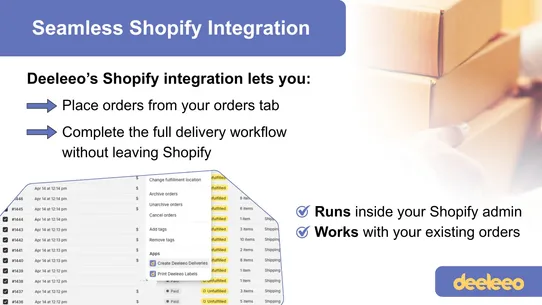 Deeleeo Delivery screenshot