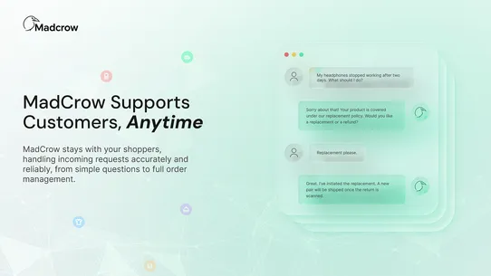 Madcrow: AI Chat &amp; Support screenshot