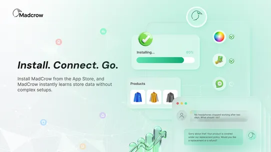 Madcrow: AI Chat &amp; Support screenshot