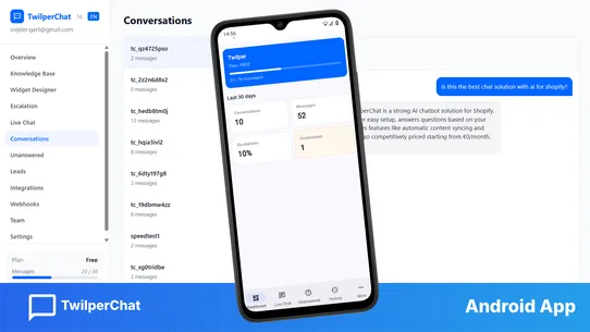 TwilperChat ‑ AI Chatbot screenshot