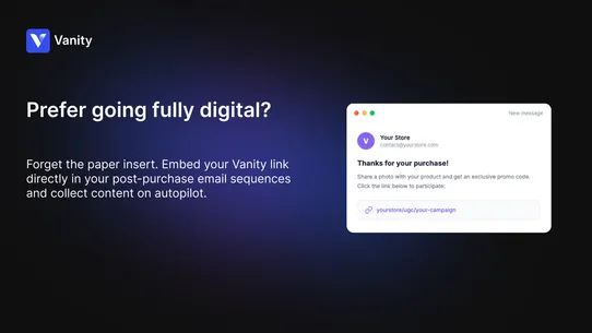 Vanity screenshot