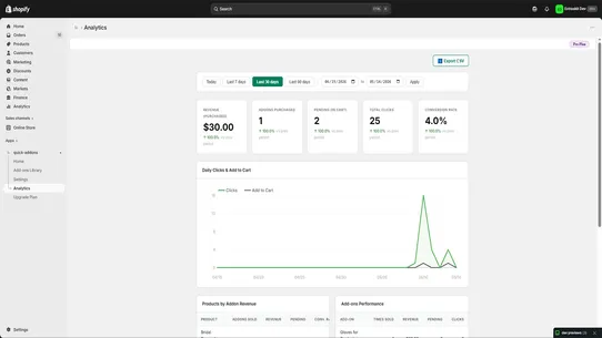 QuickAddons ‑ Product Add‑ons screenshot
