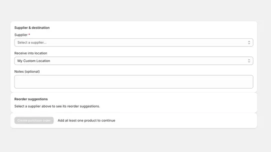 Stockcast: Inventory Forecast screenshot