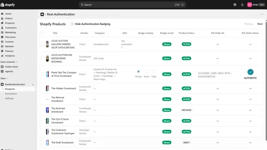 RealAuthentication screenshot