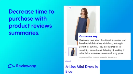 Reviewcap AI Reviews Summaries screenshot