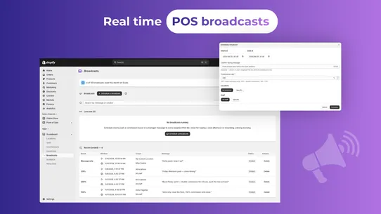 Scoreboard ‑ POS staff targets screenshot