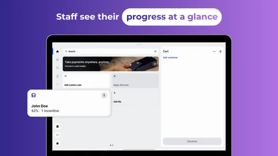 Scoreboard ‑ POS staff targets screenshot