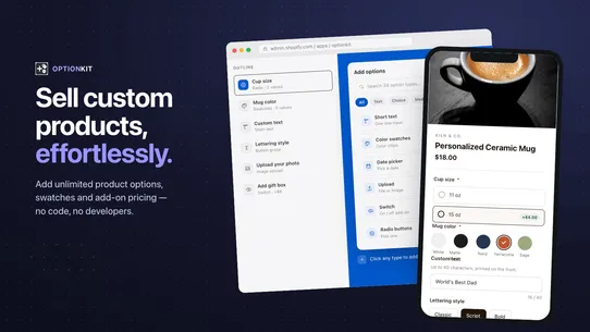 OptionKit screenshot