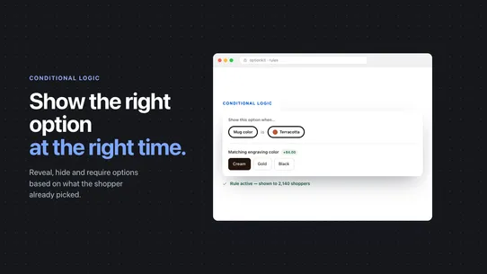 OptionKit screenshot