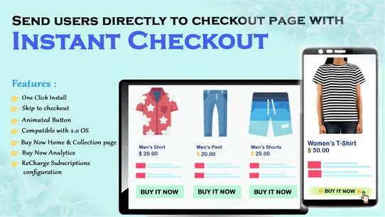 Instant Checkout ‑ Buy button screenshot