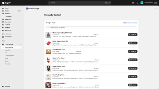 Launch Forge: Smart Copy &amp; SEO screenshot