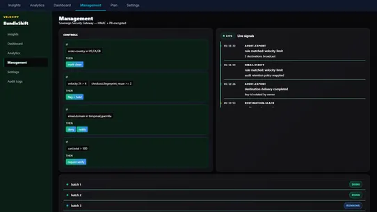 BundleShift screenshot