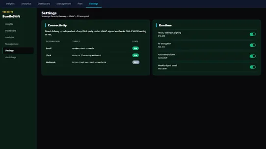 BundleShift screenshot
