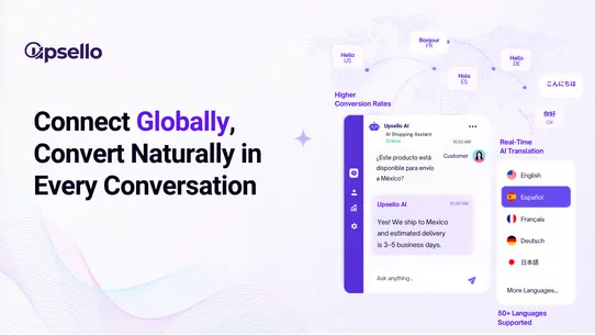 Upsello AI Sales Agent &amp; Chat screenshot