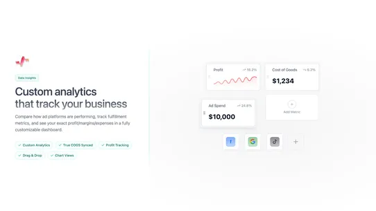 Revoa: Fulfillment + Analytics screenshot