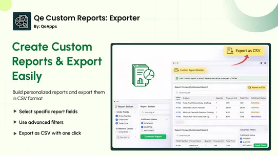 Qe Custom Reports ‑ Exporter screenshot