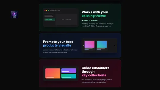 Nova AI Theme Page Builder screenshot