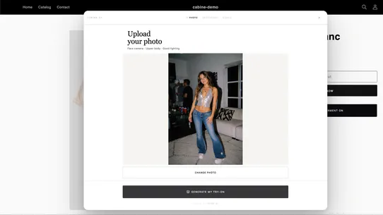 Cabine.ai screenshot