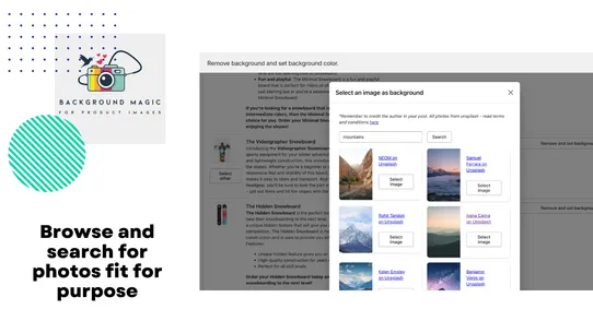 BackgroundMagic for Products screenshot