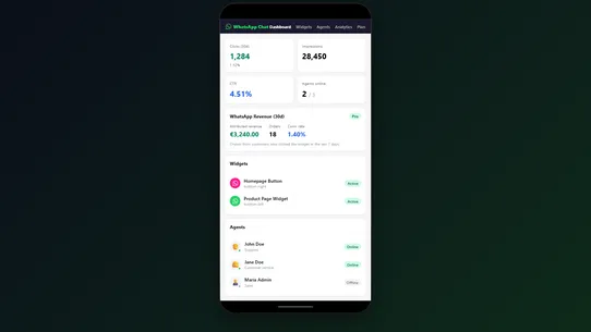 WhatsBoost ‑ WhatsApp Chat screenshot