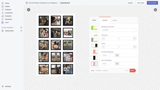 Widgetic (Social Media Grid) screenshot