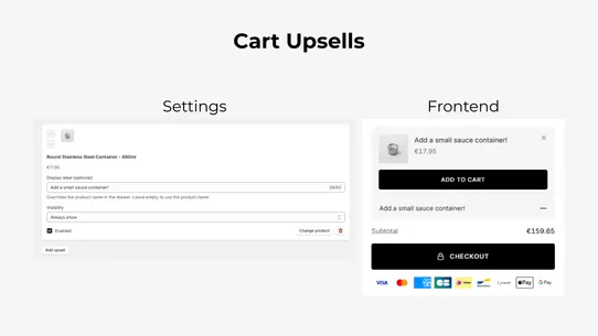 Cart Drawer ‑ Gifts &amp; Upsells screenshot