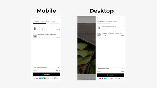 Cart Drawer ‑ Gifts &amp; Upsells screenshot