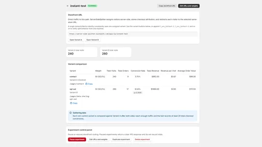 ServerSideSplitter ‑ A/B Test screenshot