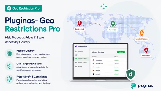 Pluginos‑ Geo Restrictions Pro screenshot