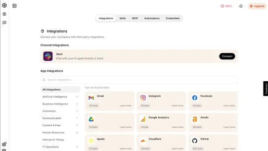 Hubi ‑ AI Agent screenshot