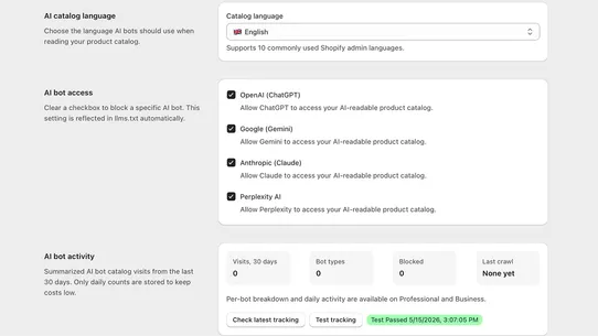 AEO AI SEO Optimizer screenshot