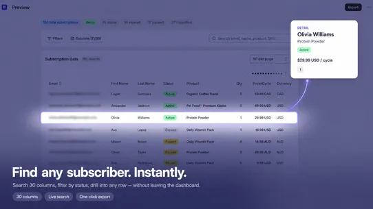 SubsExport: Unified Exports screenshot