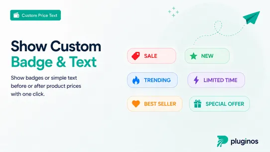 Pluginos Custom Price Text screenshot