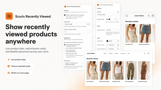 Scurix Recently Viewed screenshot