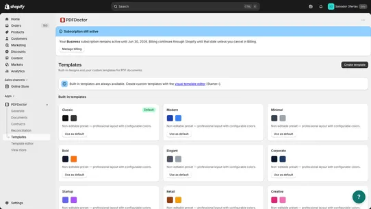 PDFDoctor: PDF Invoices &amp; VAT screenshot