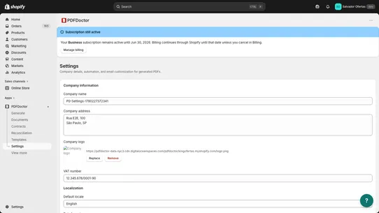 PDFDoctor: PDF Invoices &amp; VAT screenshot