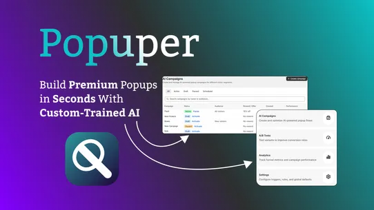 Popuper: AI Popups for Email screenshot